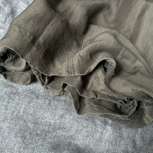 Club Monaco one size black ruffle zip dress - Picture 5 of 14